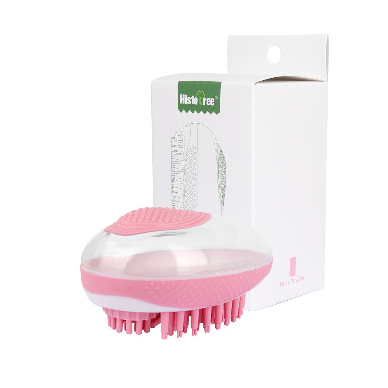 Spazzola da bagno per cani e gatti 2 in 1