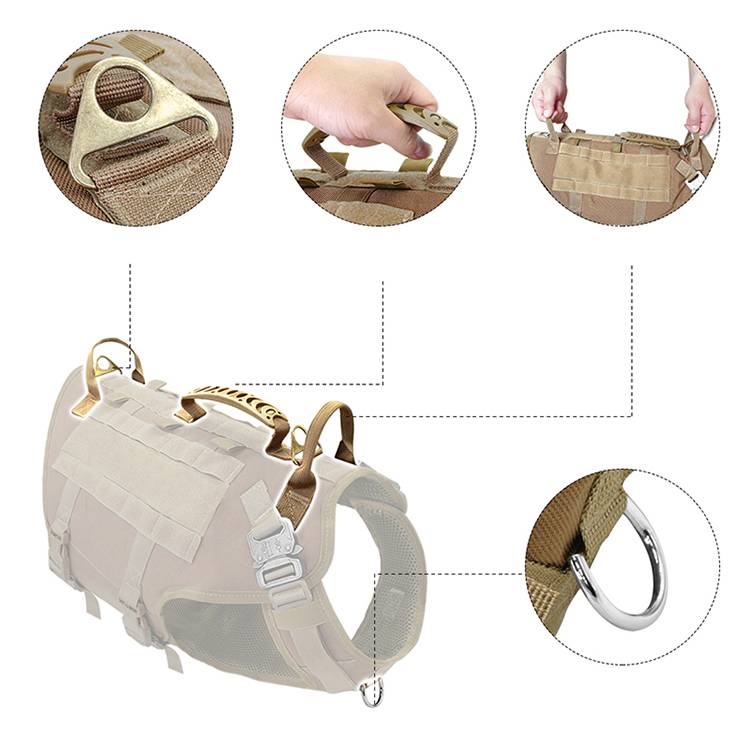 gilet tattico da combattimento per cani
