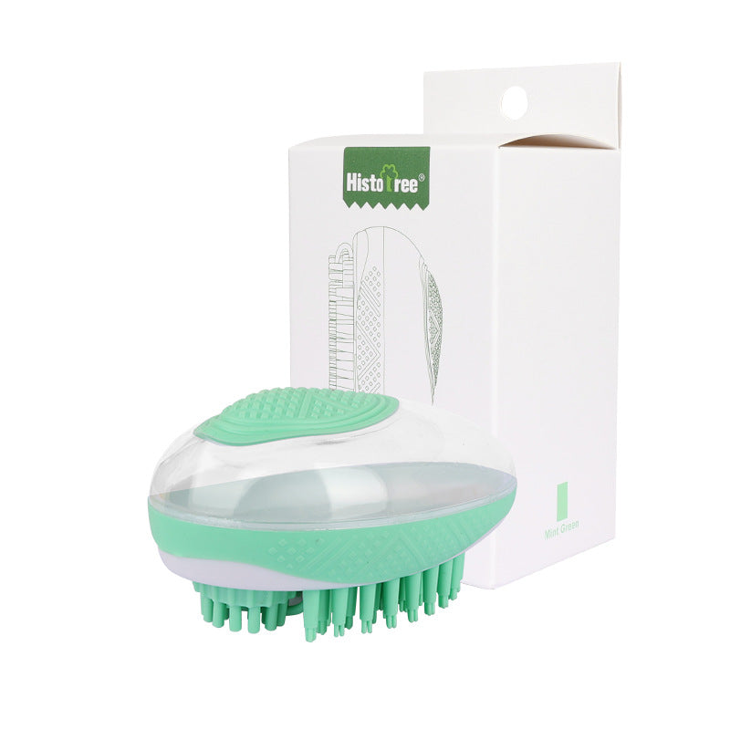 Spazzola da bagno per cani e gatti 2 in 1