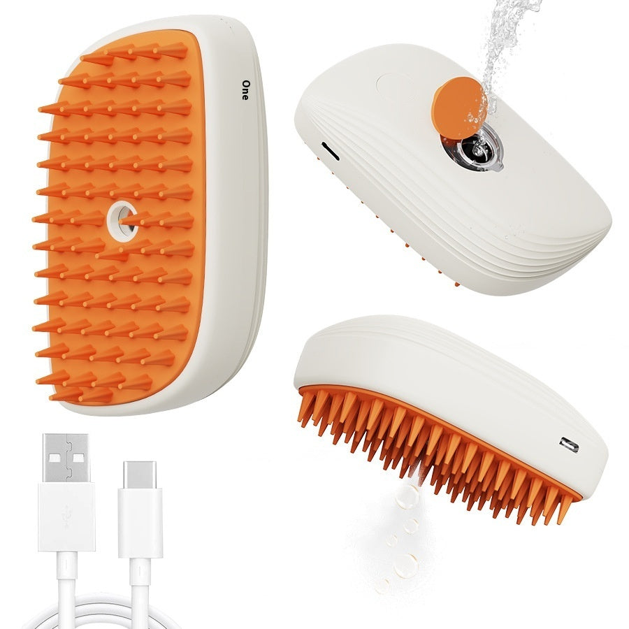 Spazzola a vapore ricaricabile USB per animali