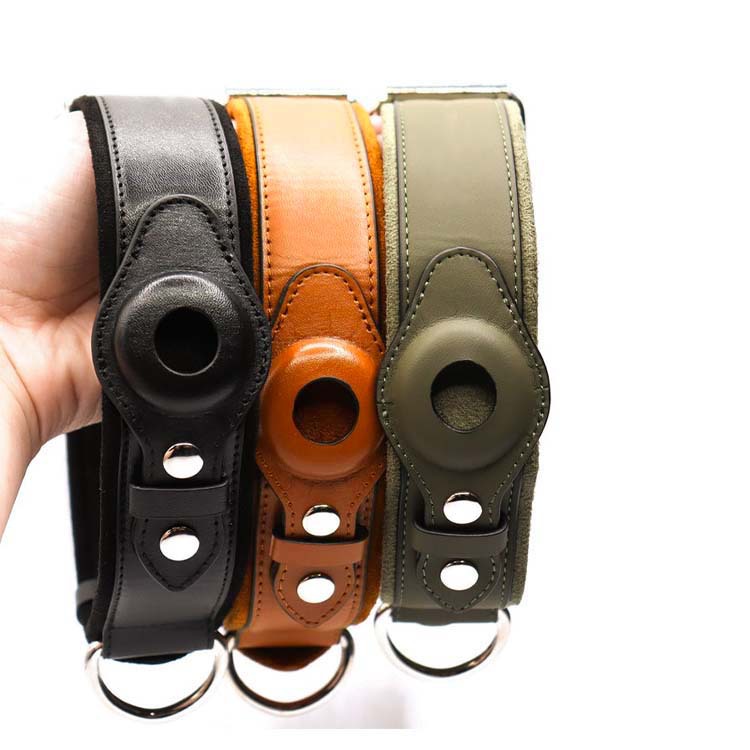 collare in pelle con localizzatore gps