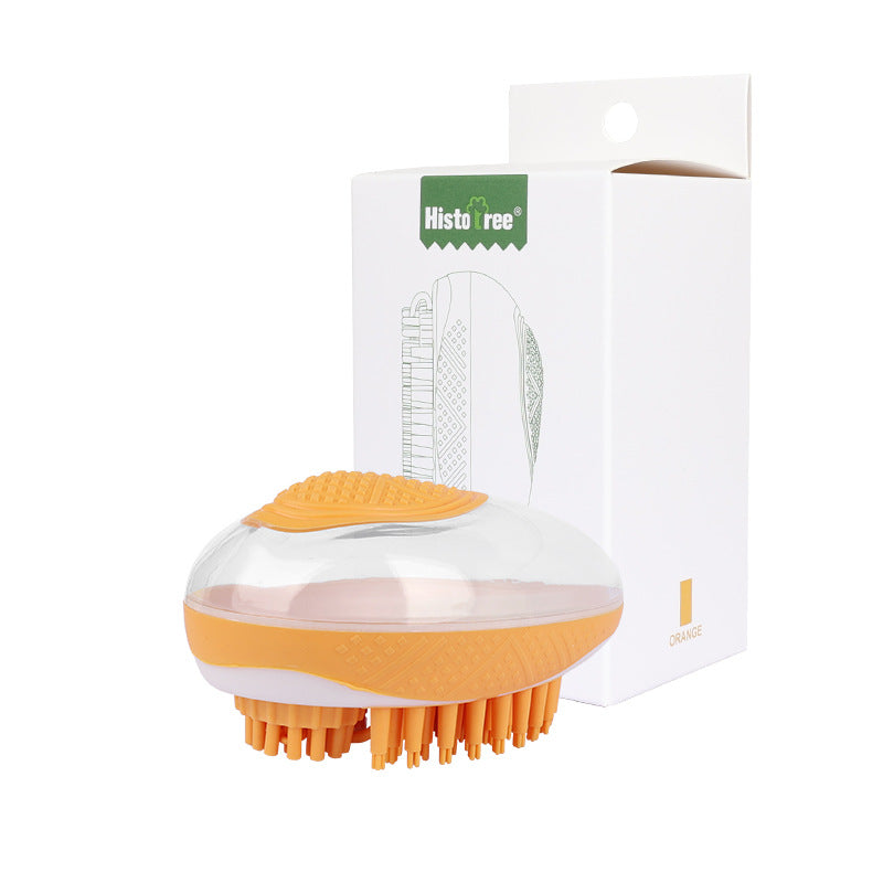 Spazzola da bagno per cani e gatti 2 in 1